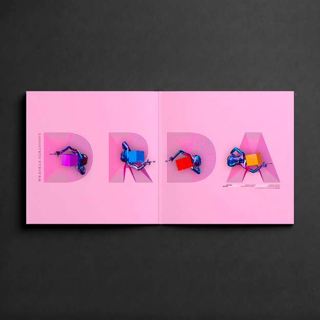 Interior desplegable de la edición en vinilo We Speak Creativity Interior desplegable de la edición en vinilo We Speak Creativity