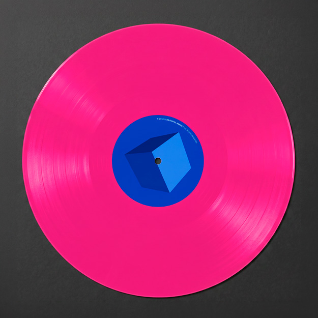 Cara azul del vinilo We Speak Creativity Cara azul del vinilo We Speak Creativity